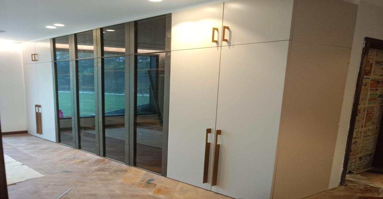 Hafele Sliding Wardrobes by Bajrang Homes