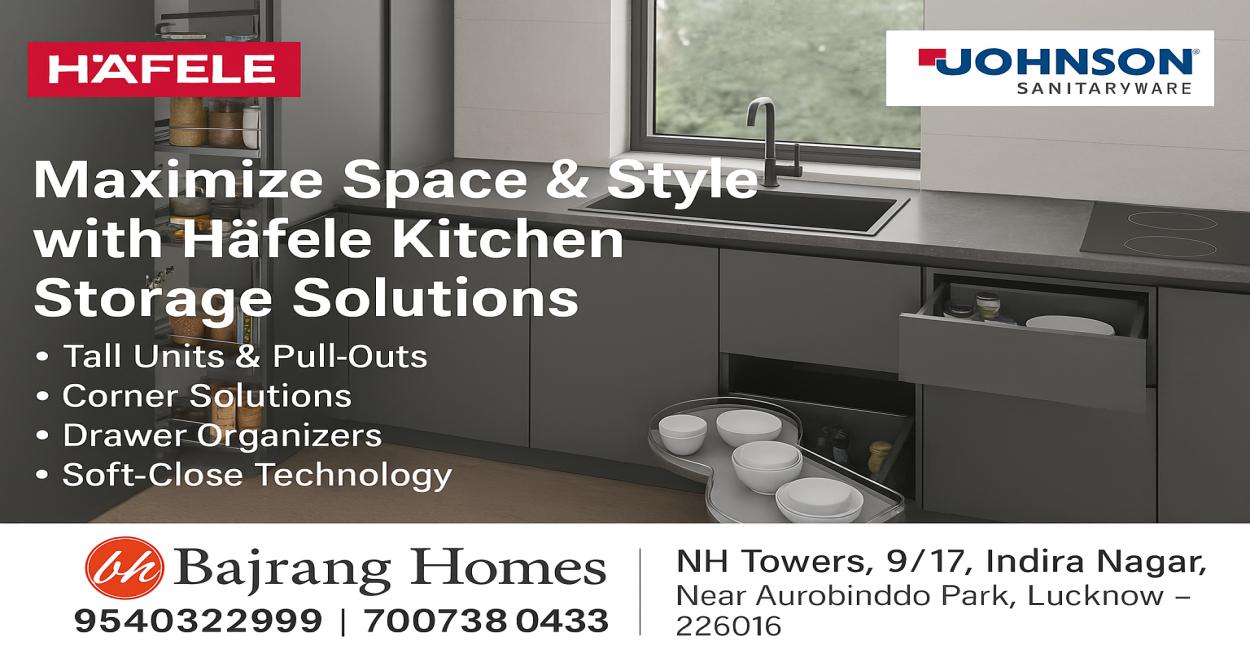 Maximize Space and Style with Hafele Kitchen Storage Solutions