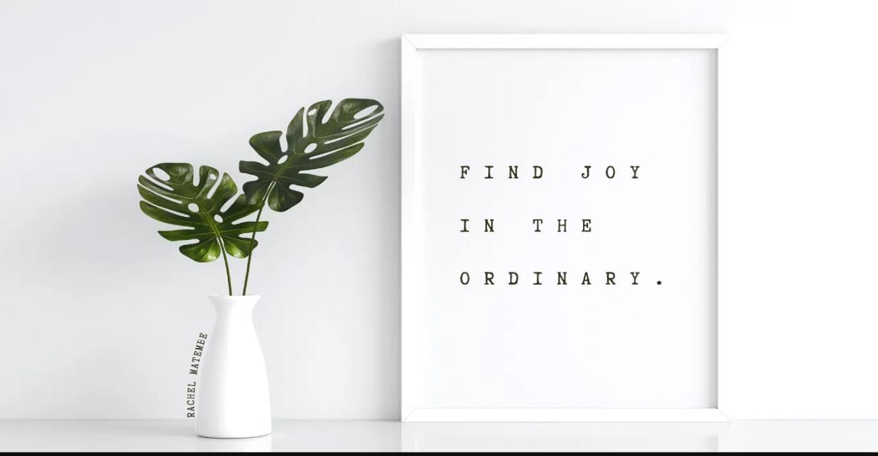 Choosing Joy in the Everyday