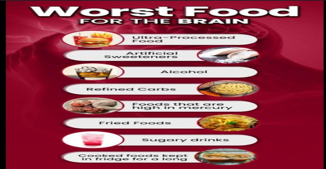 Some evening foods and drinks could harm your brain health and increase Alzheimers risk