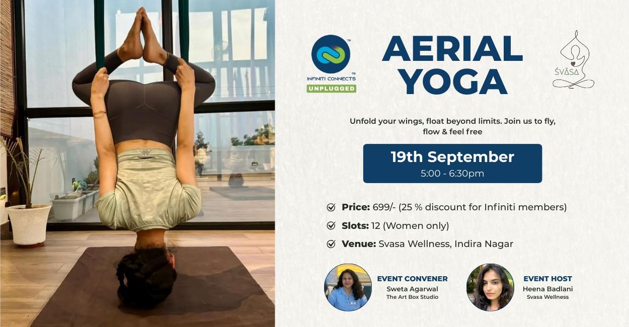 Unfold your wings, float beyond limits. Join us to fly, flow & feel free