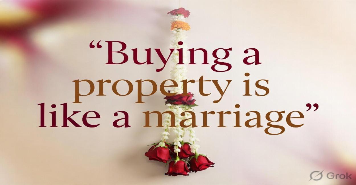 Buying a Property Is Like a Marriage