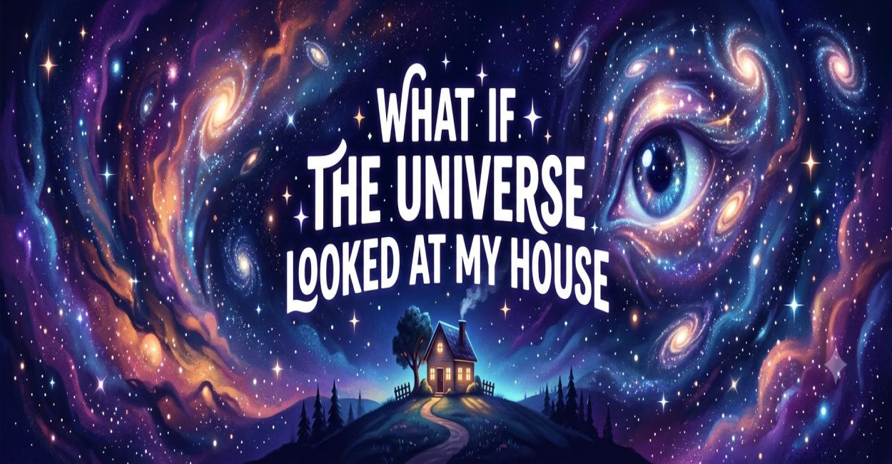 What if the universe looked at my home 