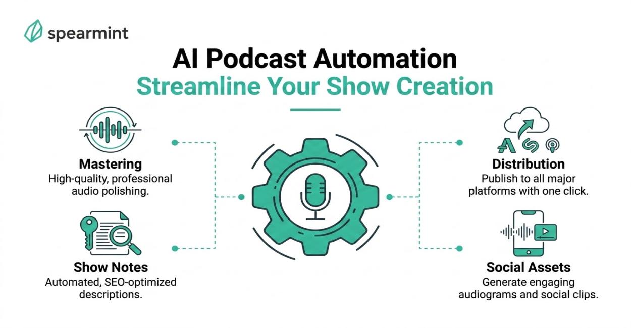 AI Podcast Production. Start a Pro Podcast Without a Big Team