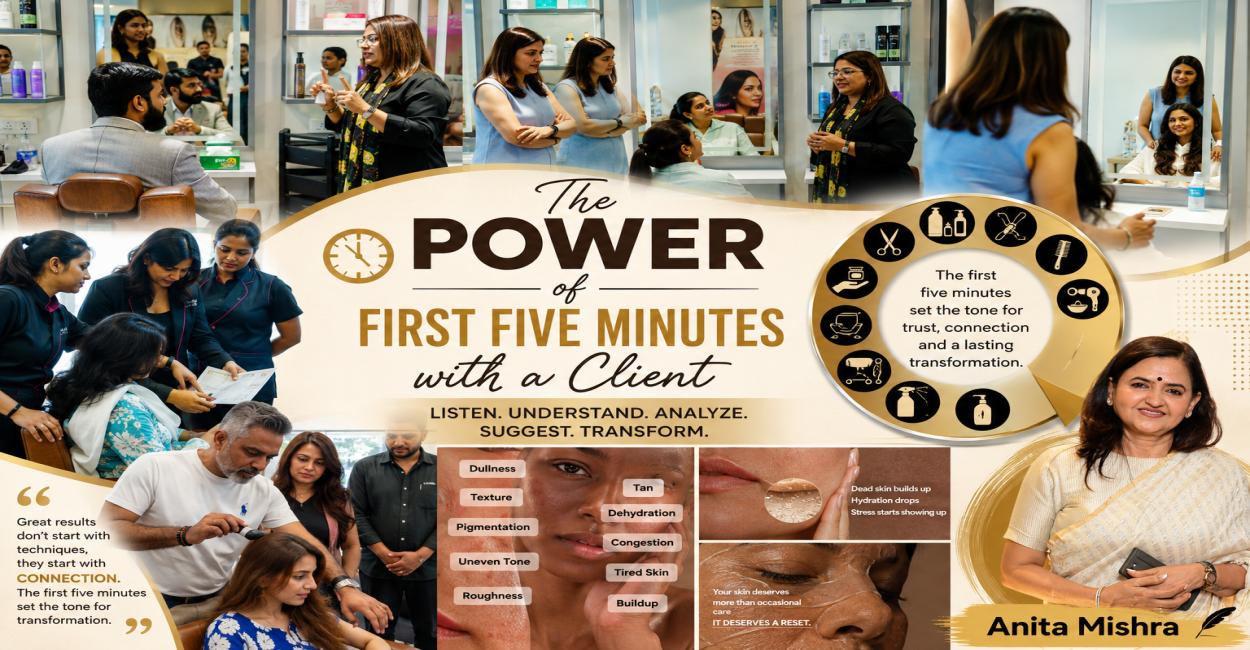 The Power of the First Five Minutes with a client.