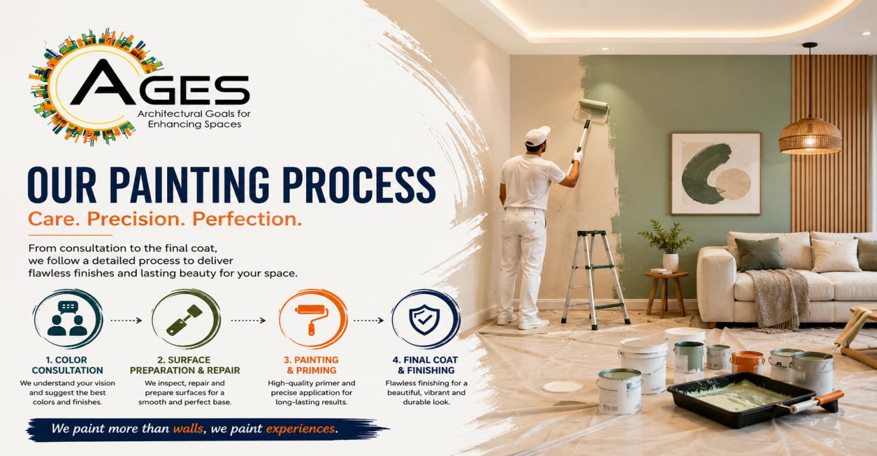 Professional Painting Process for Beautiful Interiors