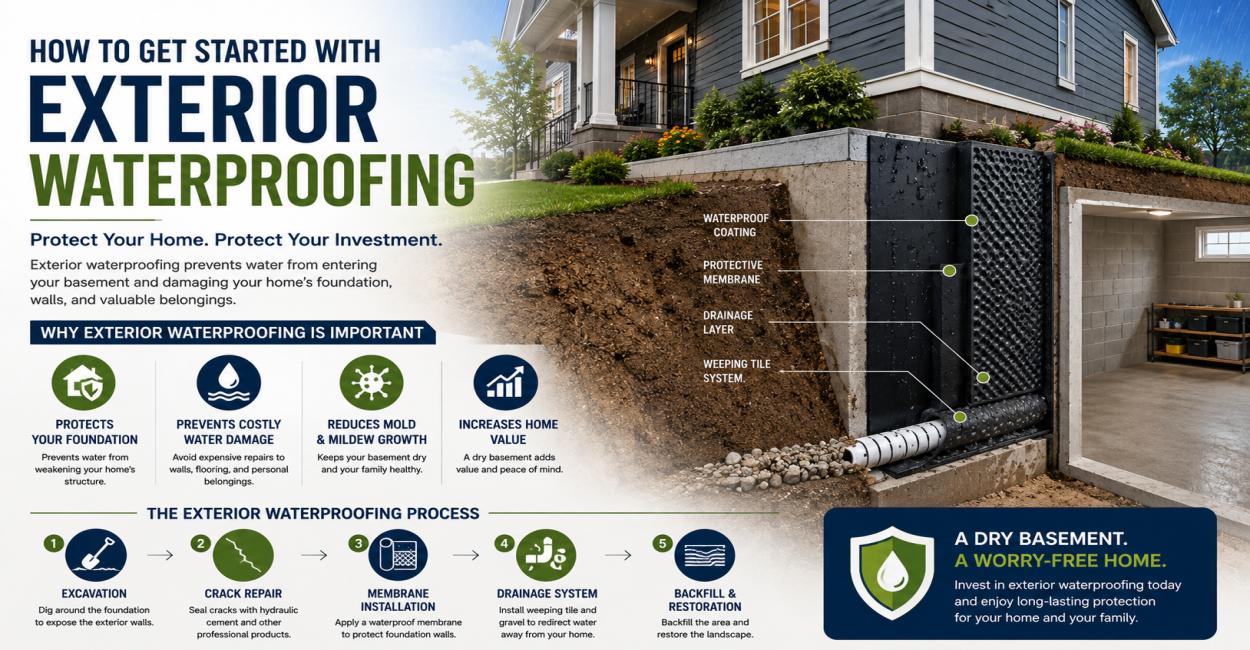 Exterior Waterproofing for a Safer Home