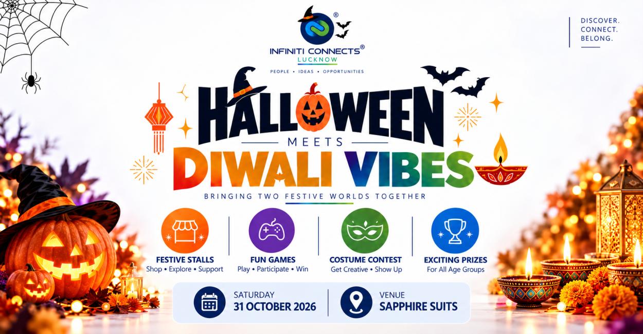 Halloween Meets Diwali Vibes